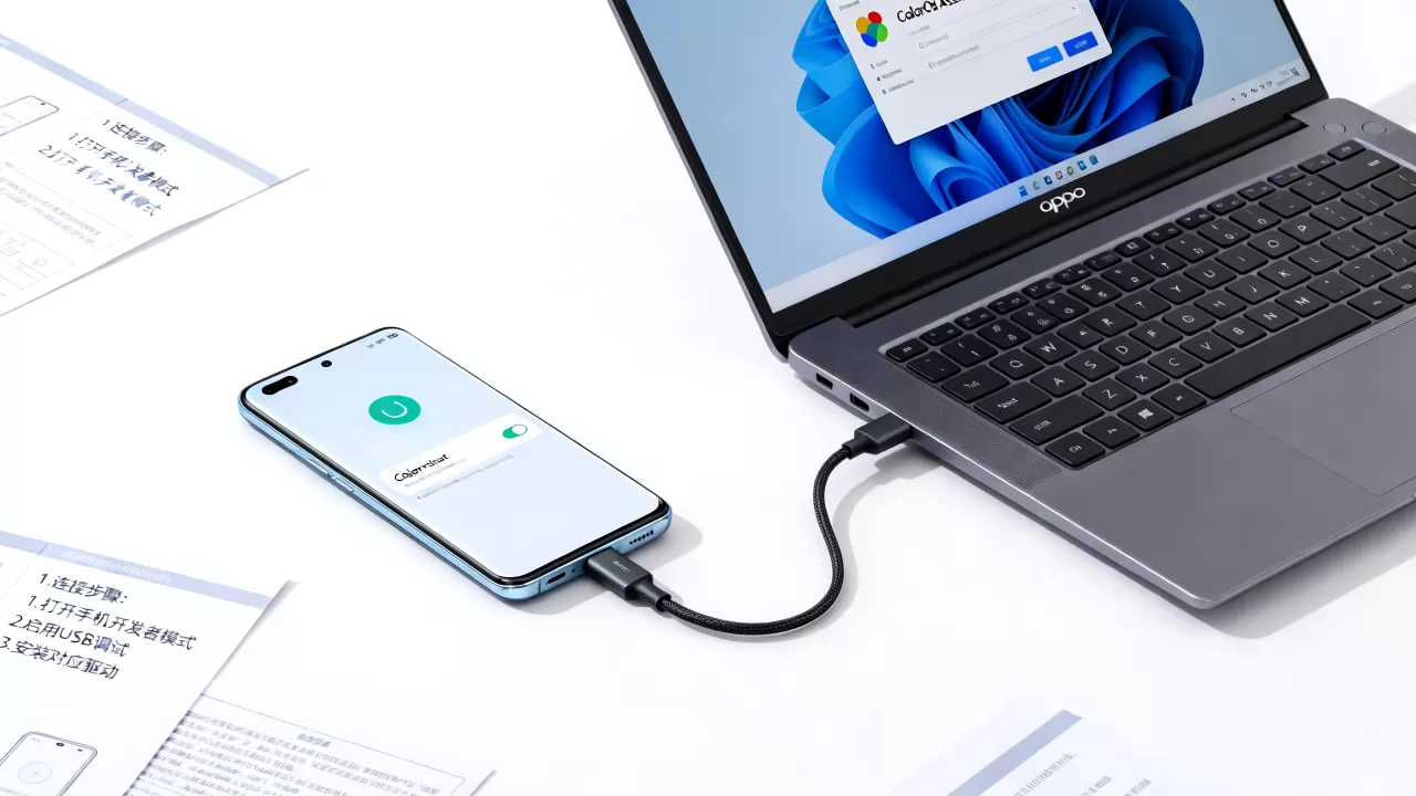 oppo手机用什么软件连接电脑，oppo手机连接电脑软件