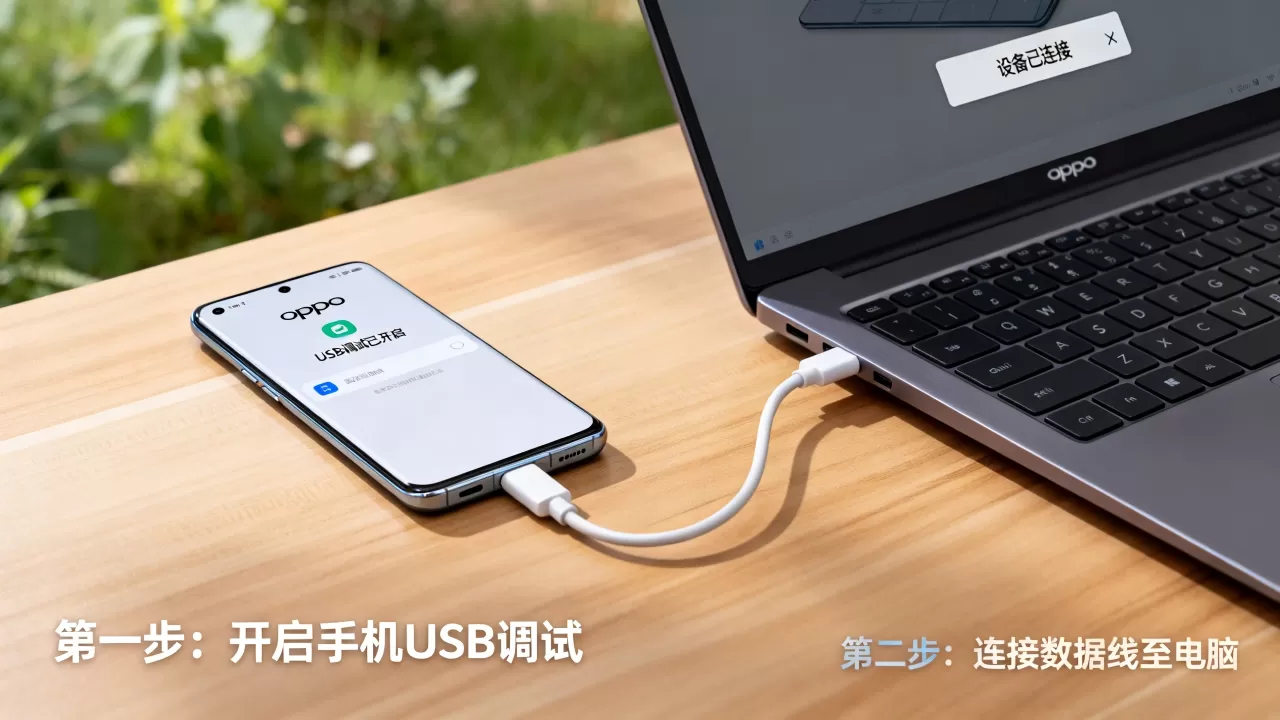 oppo手机怎么连电脑？oppo手机连接电脑网络设置