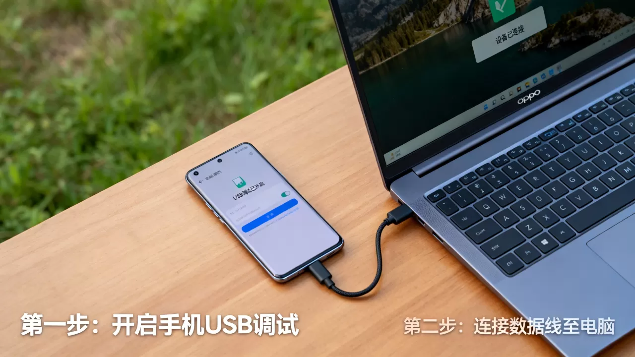 oppo手机怎么连电脑？oppo手机连接电脑网络设置