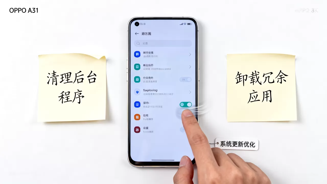 为什么oppoa31那么卡，oppoa31卡顿解决办法