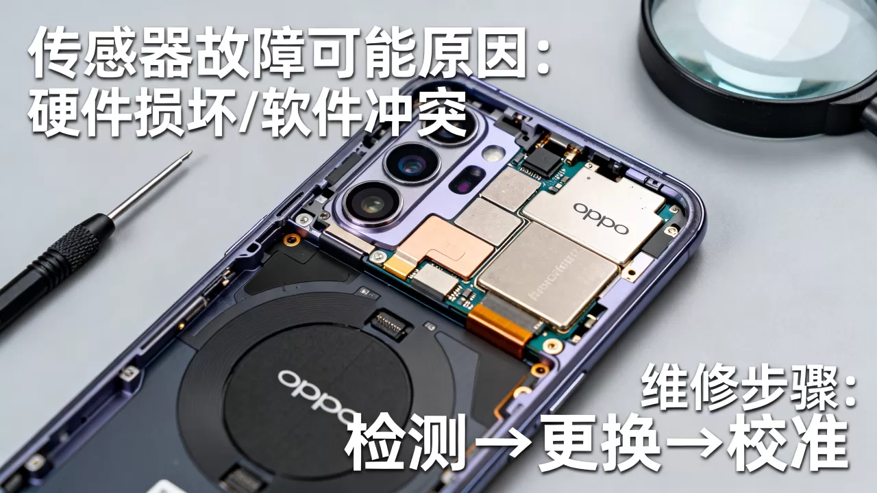 oppo手机传感器故障是什么原因？手机传感器坏了怎么修