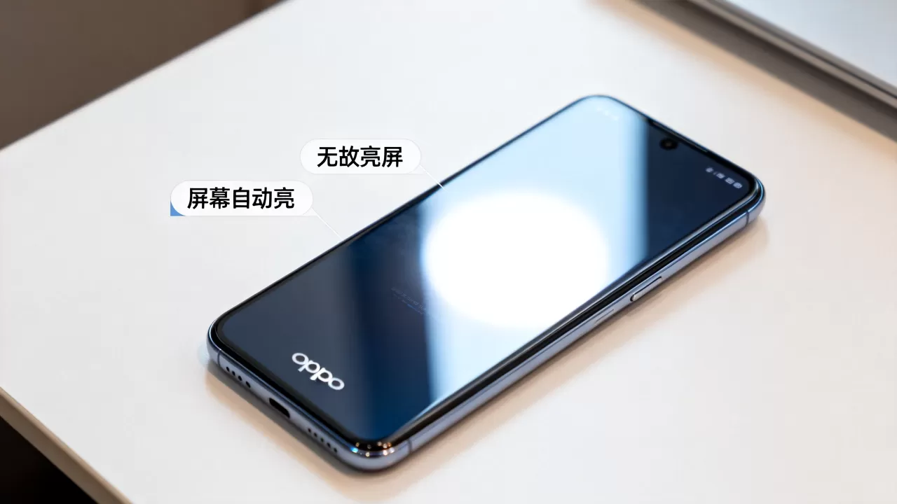 oppo屏幕为什么自动亮，手机屏幕无故亮起