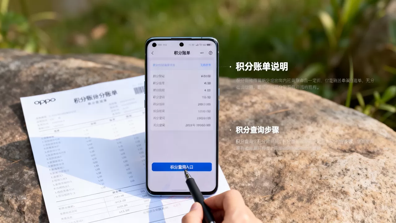 oppo的积分账单是什么情况，oppo积分怎么查
