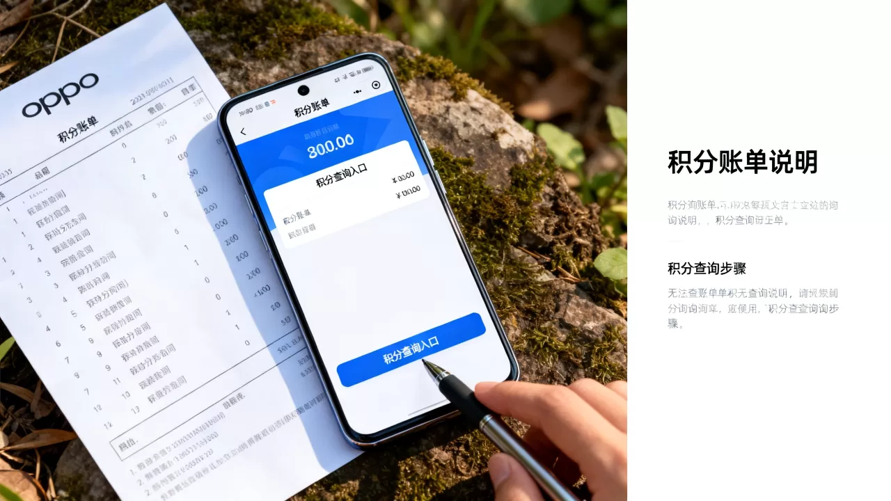 oppo的积分账单是什么情况，oppo积分怎么查