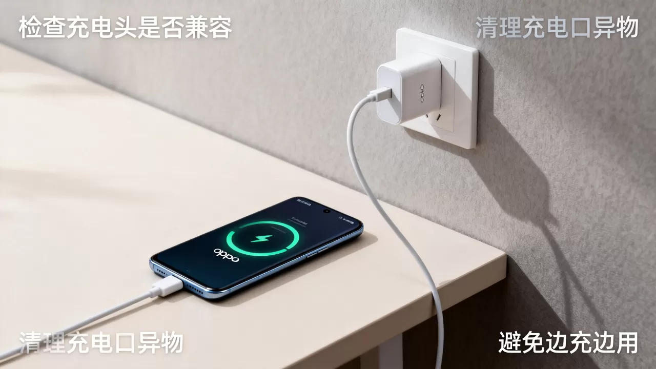 oppo手机为什么充电慢?手机充电速度慢怎么办 oppo手机为什么充电慢?手机充电速度慢怎么办