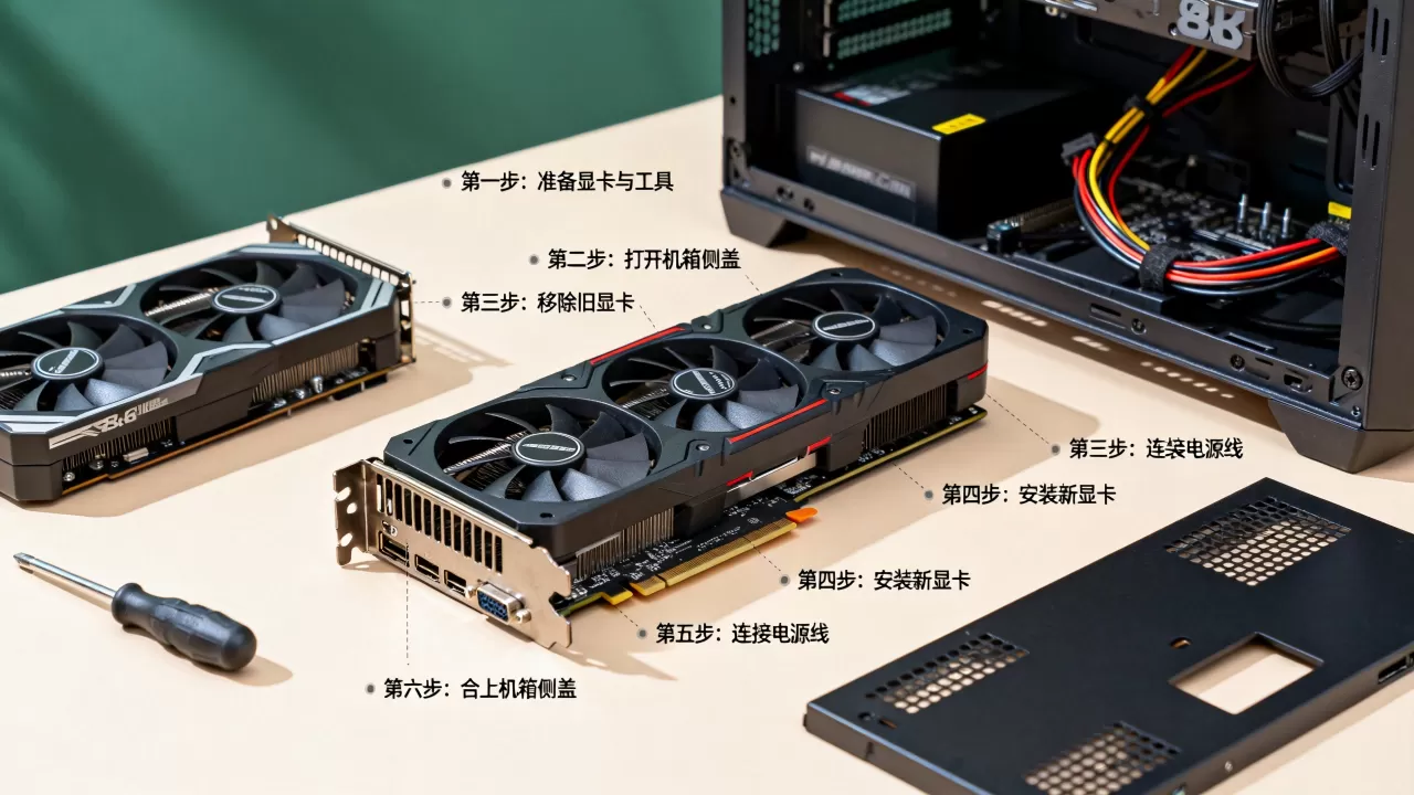 显卡安装流程图解,显卡怎么安装 显卡安装流程图解,显卡怎么安装