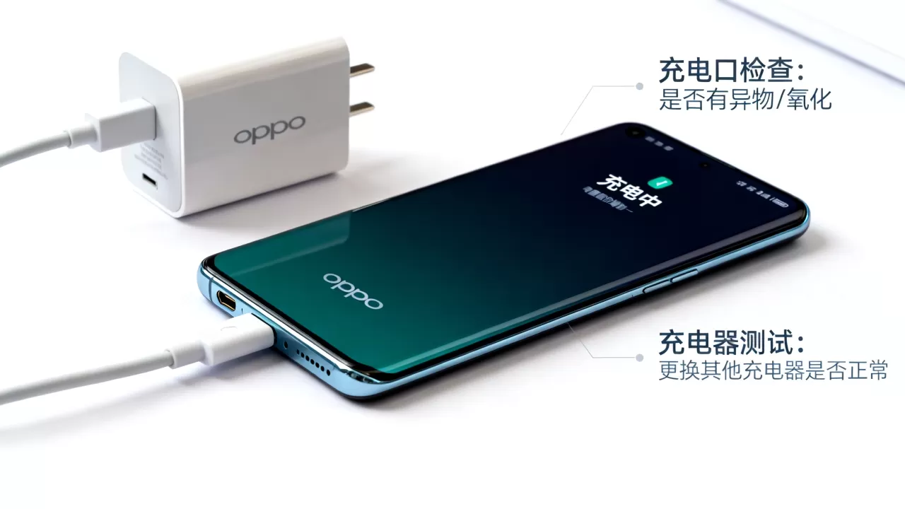 为什么oppo冲不上电，OPPO手机充电没反应