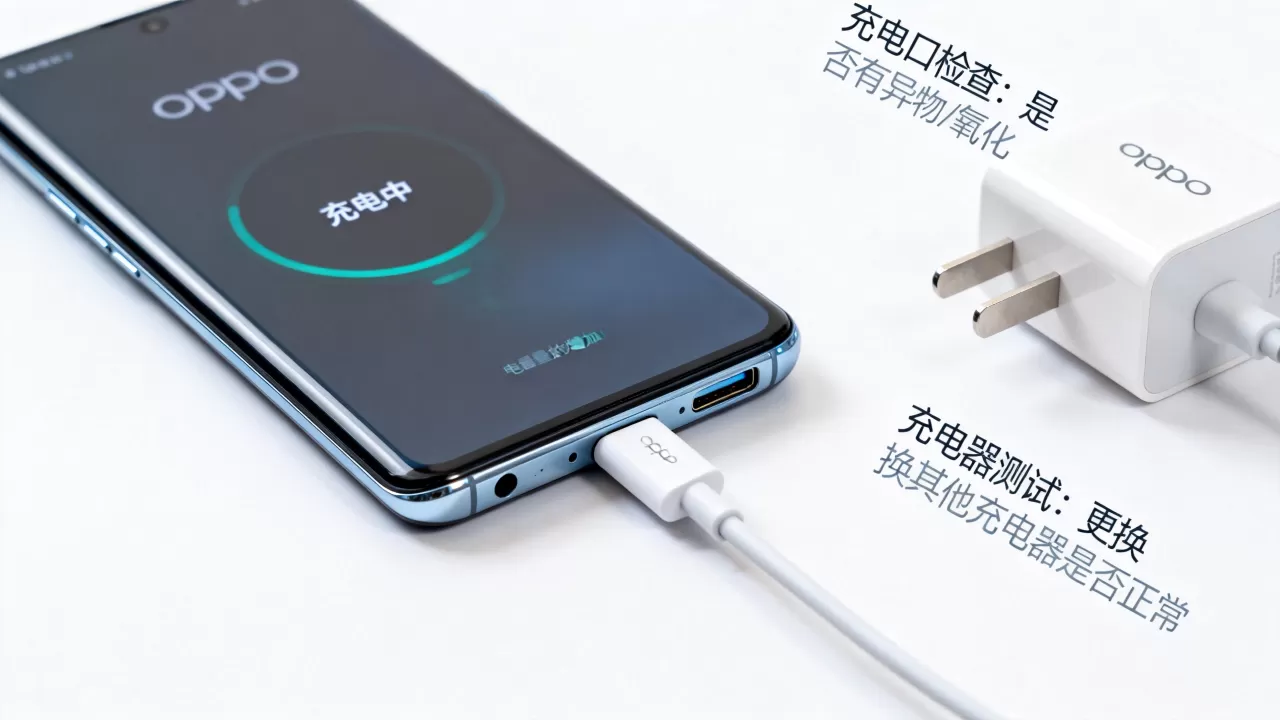 为什么oppo冲不上电，OPPO手机充电没反应