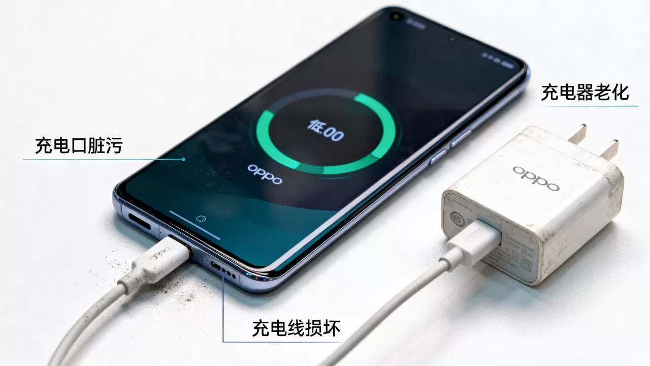 为什么oppo充电慢,OPPO手机充电速度慢怎么办 为什么oppo充电慢,OPPO手机充电速度慢怎么办