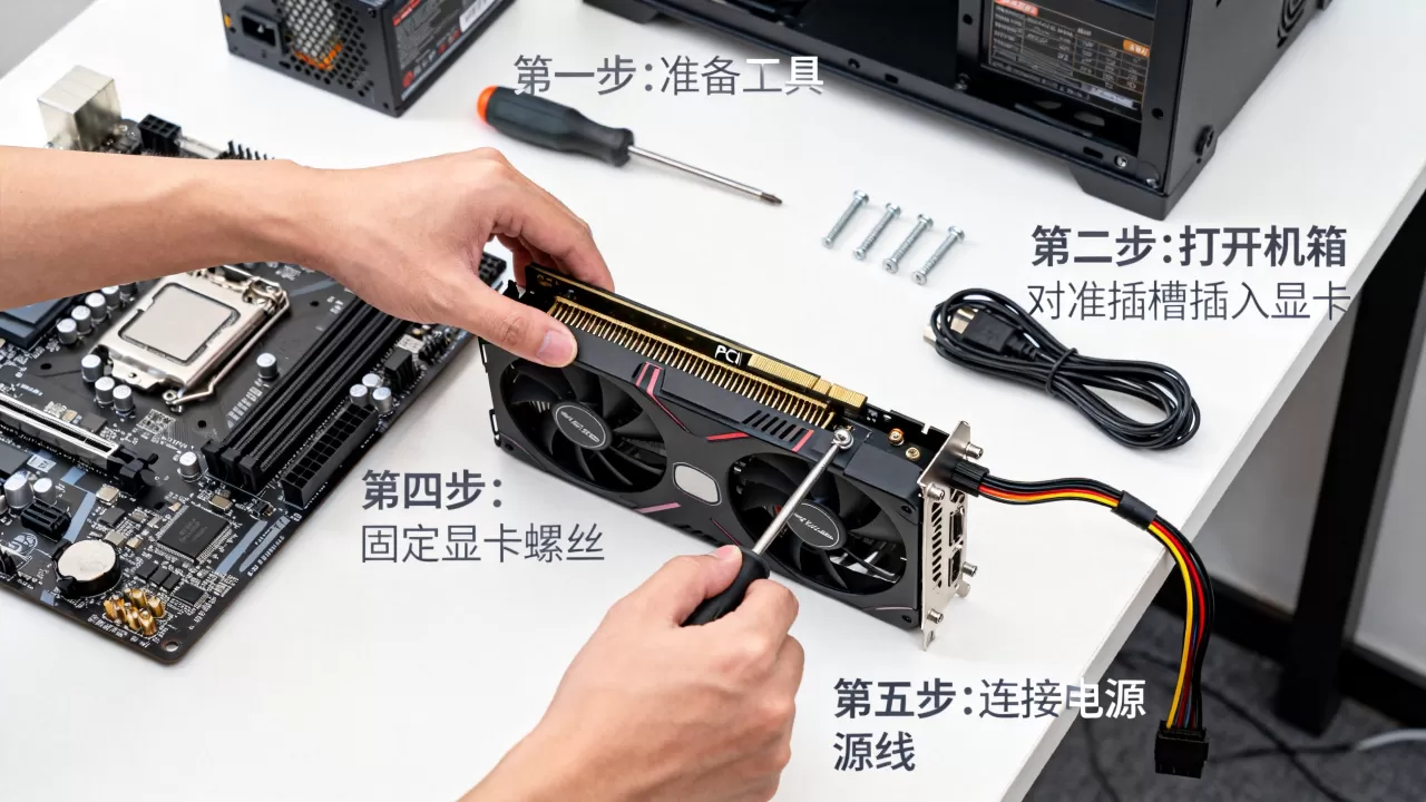 独立显卡怎么安装，独立显卡安装教程
