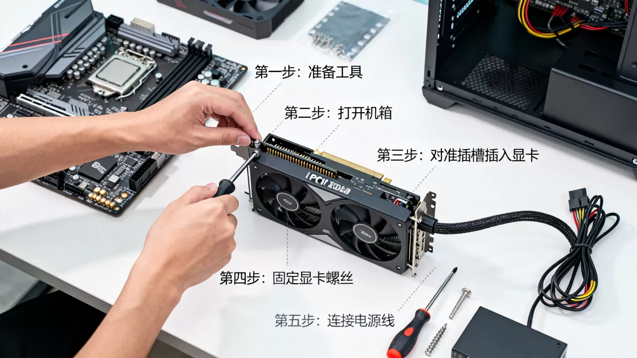 独立显卡怎么安装，独立显卡安装教程