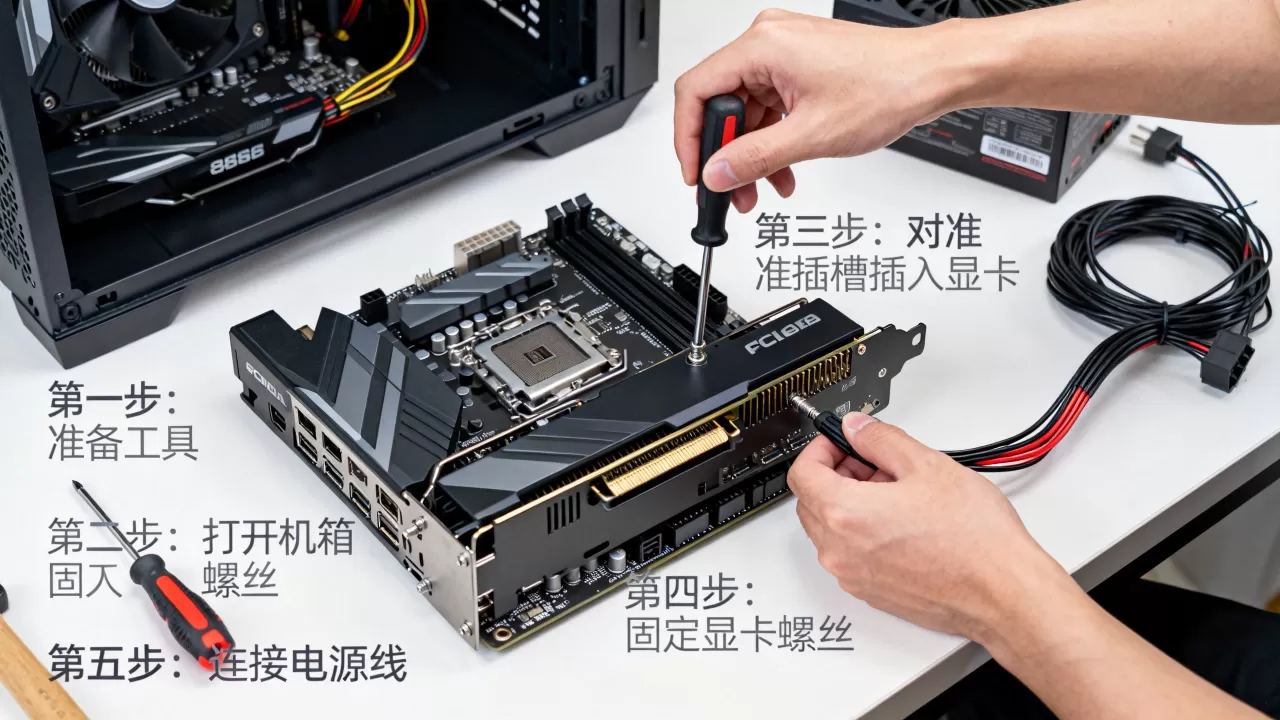 独立显卡怎么安装，独立显卡安装教程