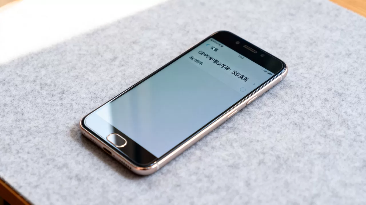OPPO R9默认字体叫什么，OPPO R9系统默认字体名称
