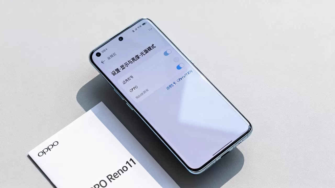 oppo光面设置的是什么型号，oppo手机光面模式怎么设置