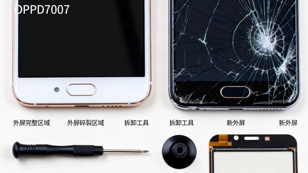 oppo7007外屏什么样,oppo7007外屏碎了怎么换 oppo7007外屏什么样,oppo7007外屏碎了怎么换
