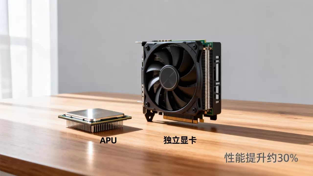 apu可以加显卡吗，apu加独立显卡提升大吗