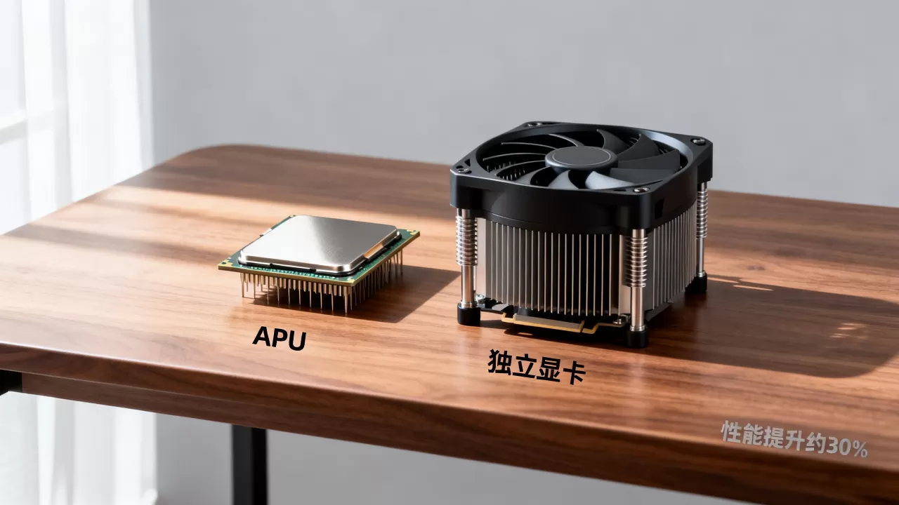 apu可以加显卡吗，apu加独立显卡提升大吗