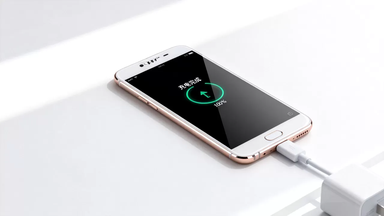 oppor7s充电满了显示什么 oppor7s充电满了显示什么