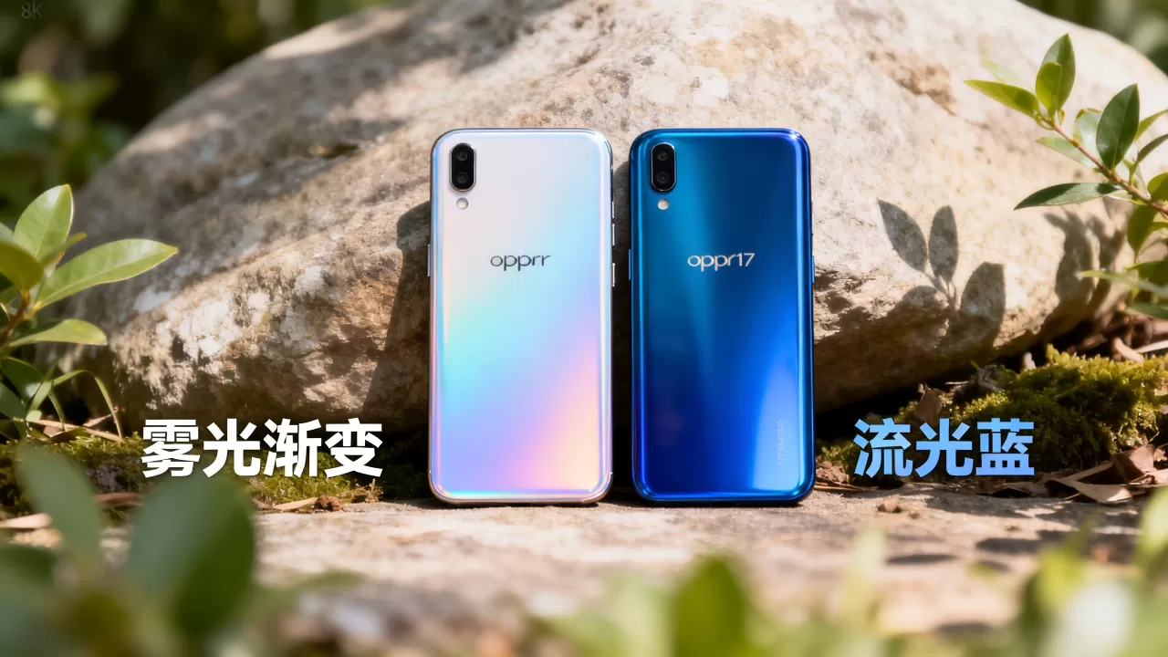 oppor17雾光渐变和流光蓝有什么区别，oppor17雾光渐变和流光蓝区别