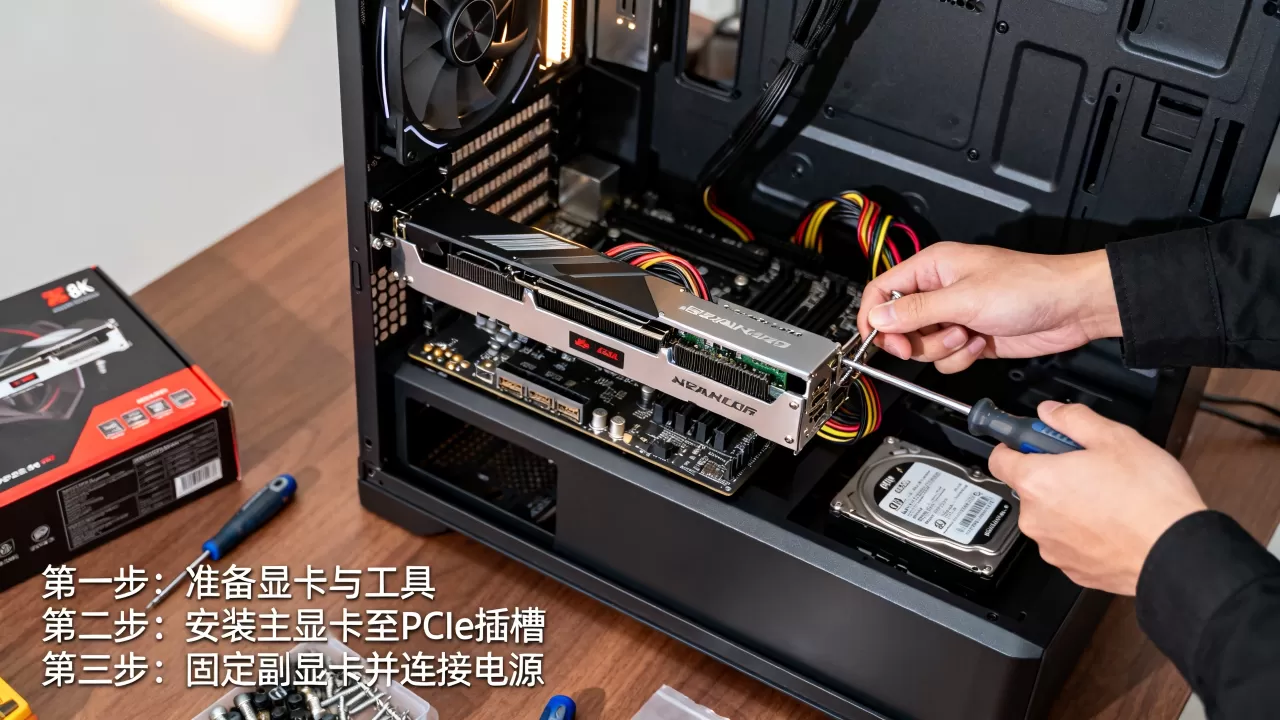 台式机如何安装双显卡,电脑双显卡安装教程 台式机如何安装双显卡,电脑双显卡安装教程