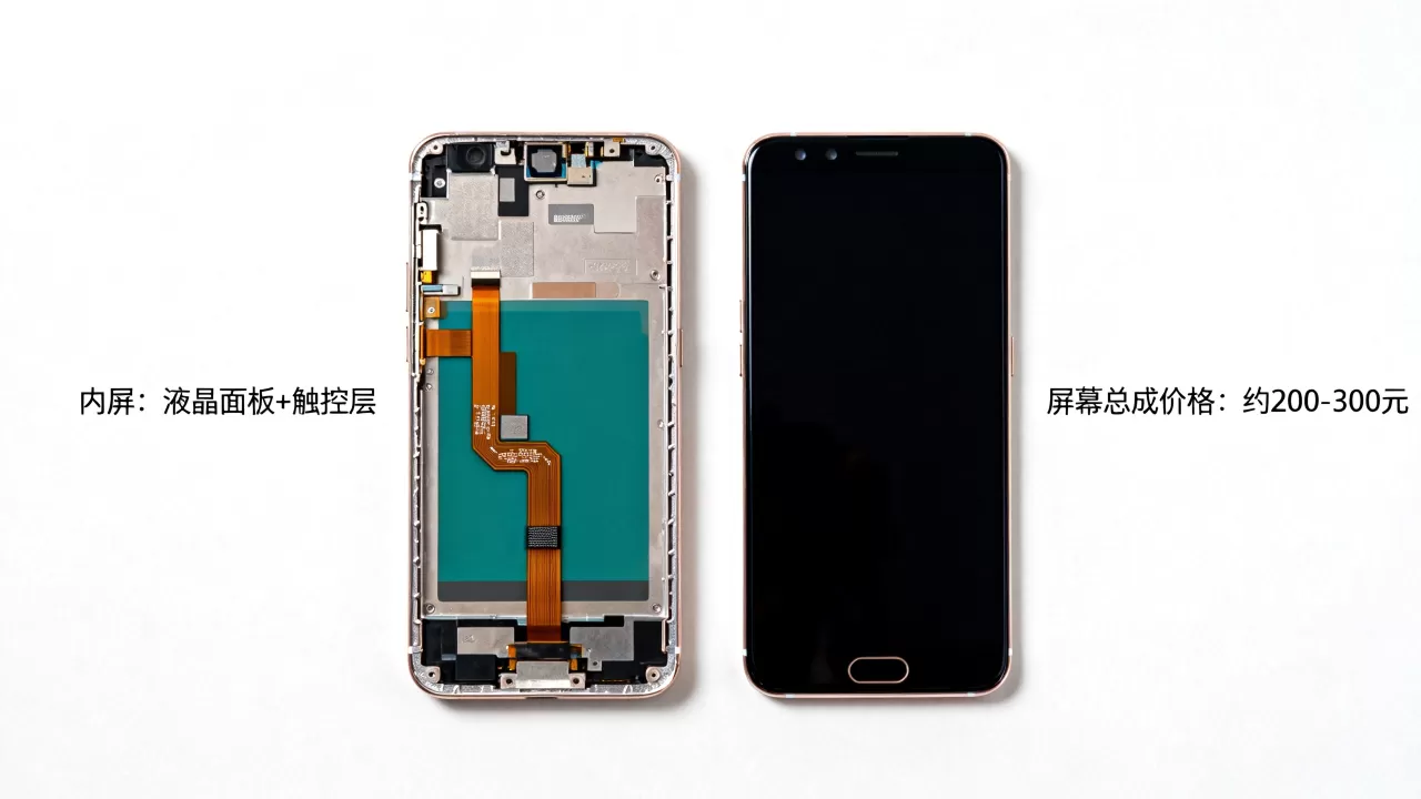 oppor9s内屏是什么，oppo r9s屏幕总成价格