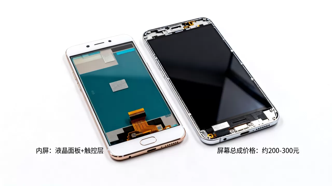 oppor9s内屏是什么，oppo r9s屏幕总成价格