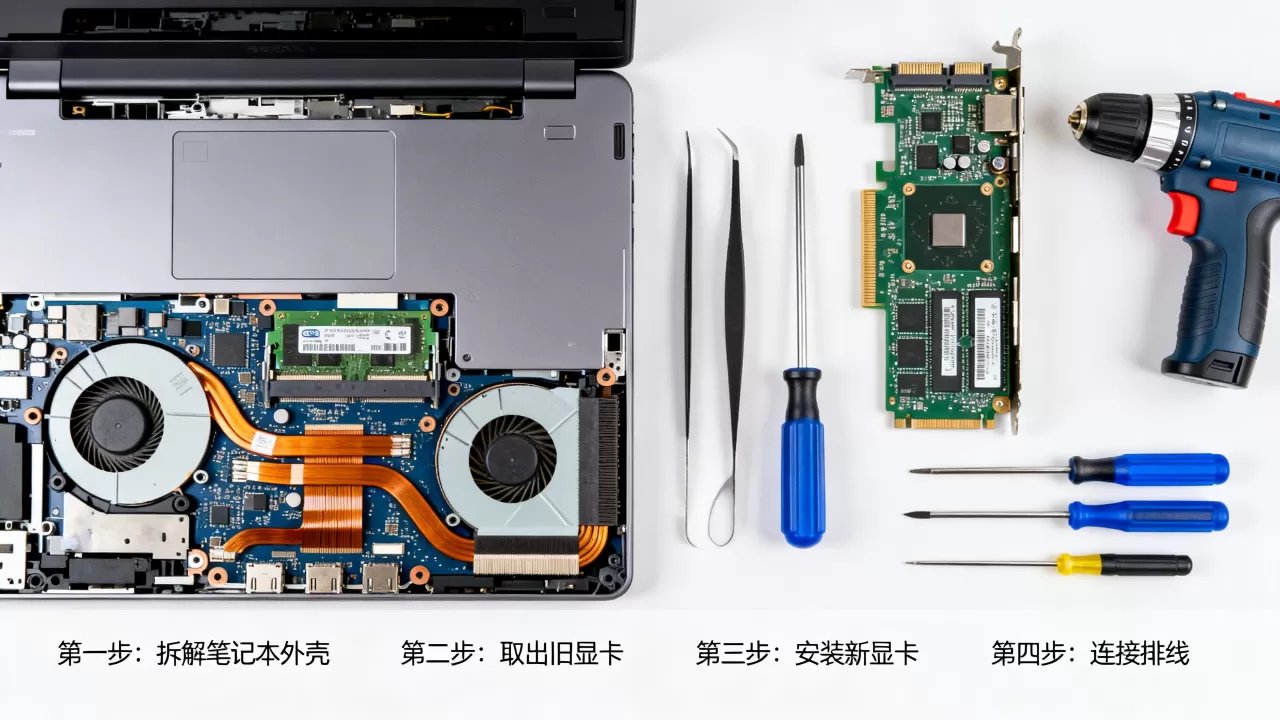 怎样装笔记本显卡，笔记本显卡升级教程