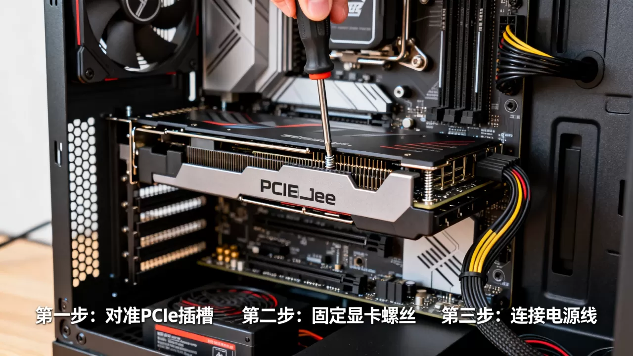 台式机显卡怎么安装？显卡安装视频教程