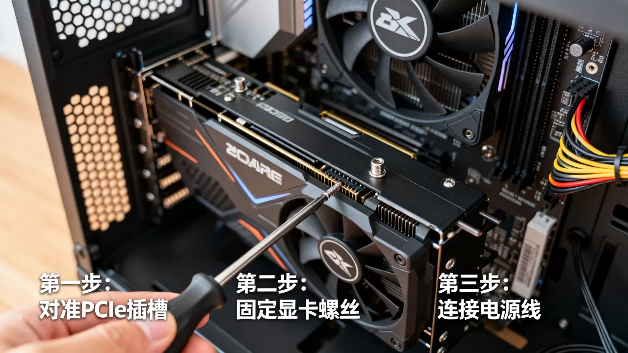 台式机显卡怎么安装？显卡安装视频教程