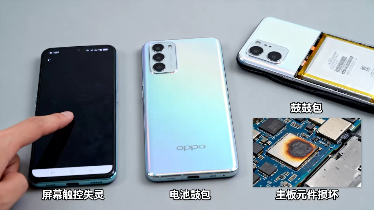 oppo缺陷是什么原因，oppo手机常见故障原因