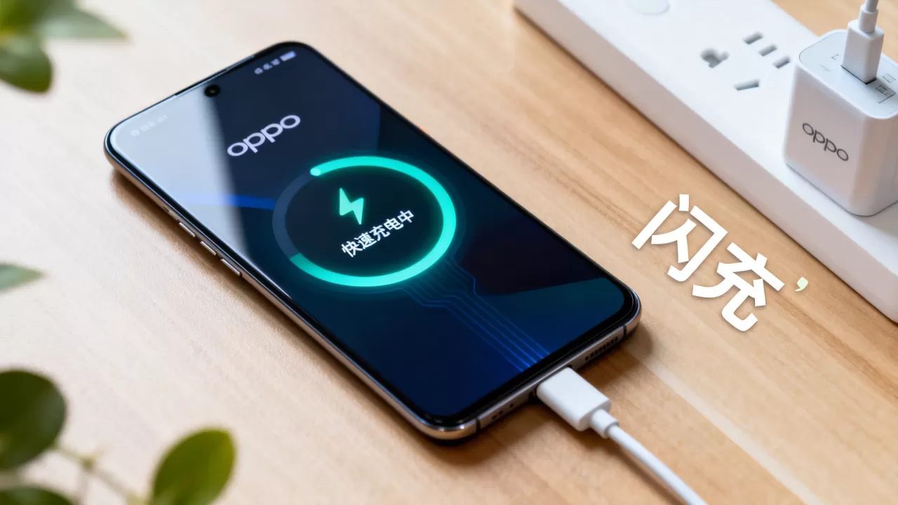 OPPO快速充电显示什么？闪充图标代表什么