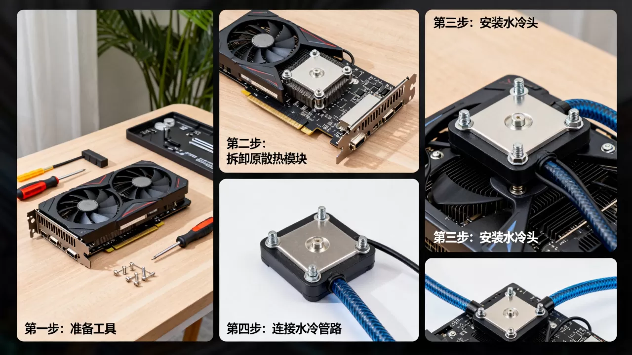 显卡水冷头怎么安装,显卡水冷头安装教程 显卡水冷头怎么安装,显卡水冷头安装教程