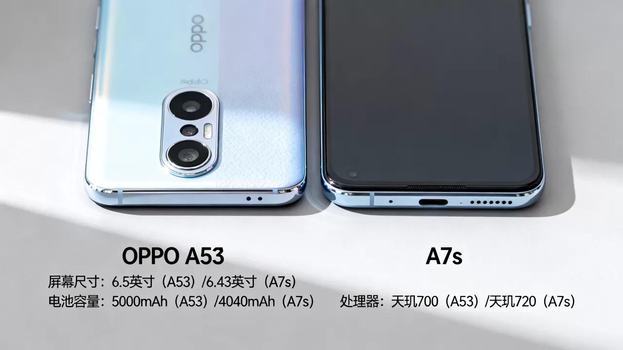 oppoa53跟7s有什么不同,OPPO A53和A7s配置区别 oppoa53跟7s有什么不同,OPPO A53和A7s配置区别