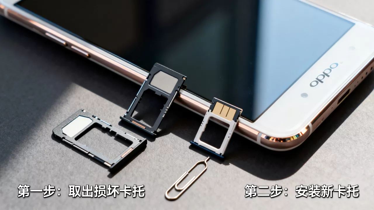 oppo r1s卡托坏了怎么办，手机卡托损坏更换