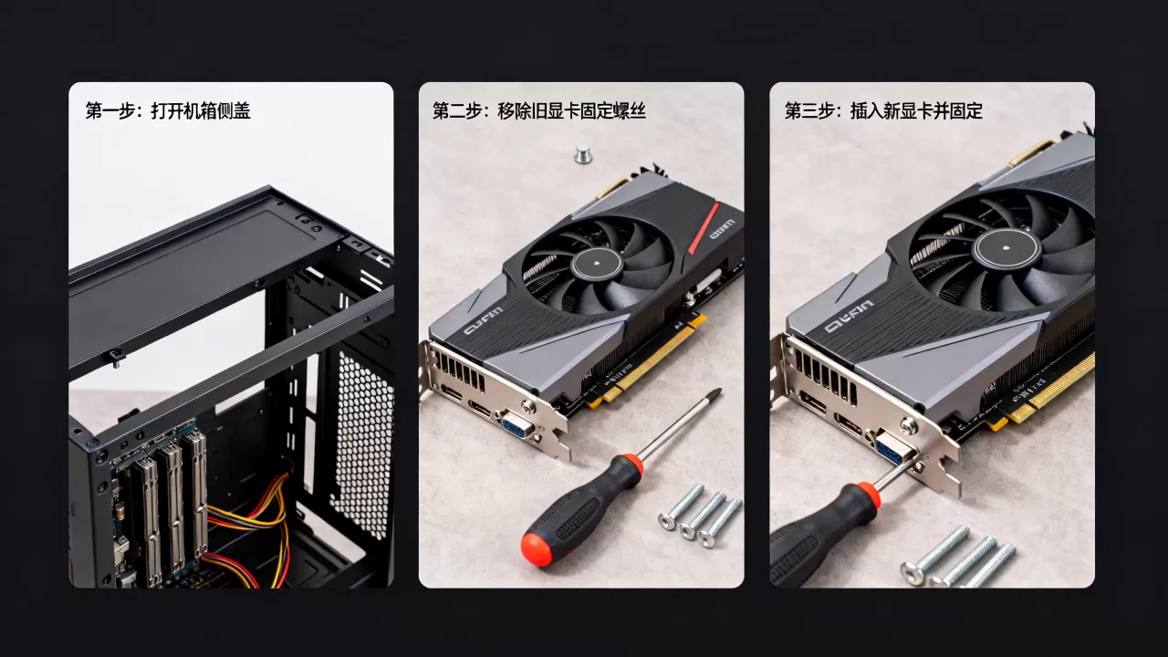 如何给主机换显卡,主机换显卡教程 如何给主机换显卡,主机换显卡教程