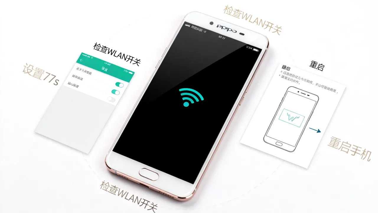oppor7s桌面为什么没有WLAN，OPPO R7s WLAN图标消失解决办法