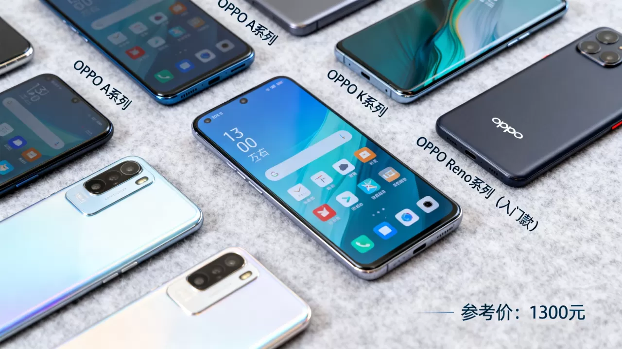 oppo都有什么型号手机在1300元