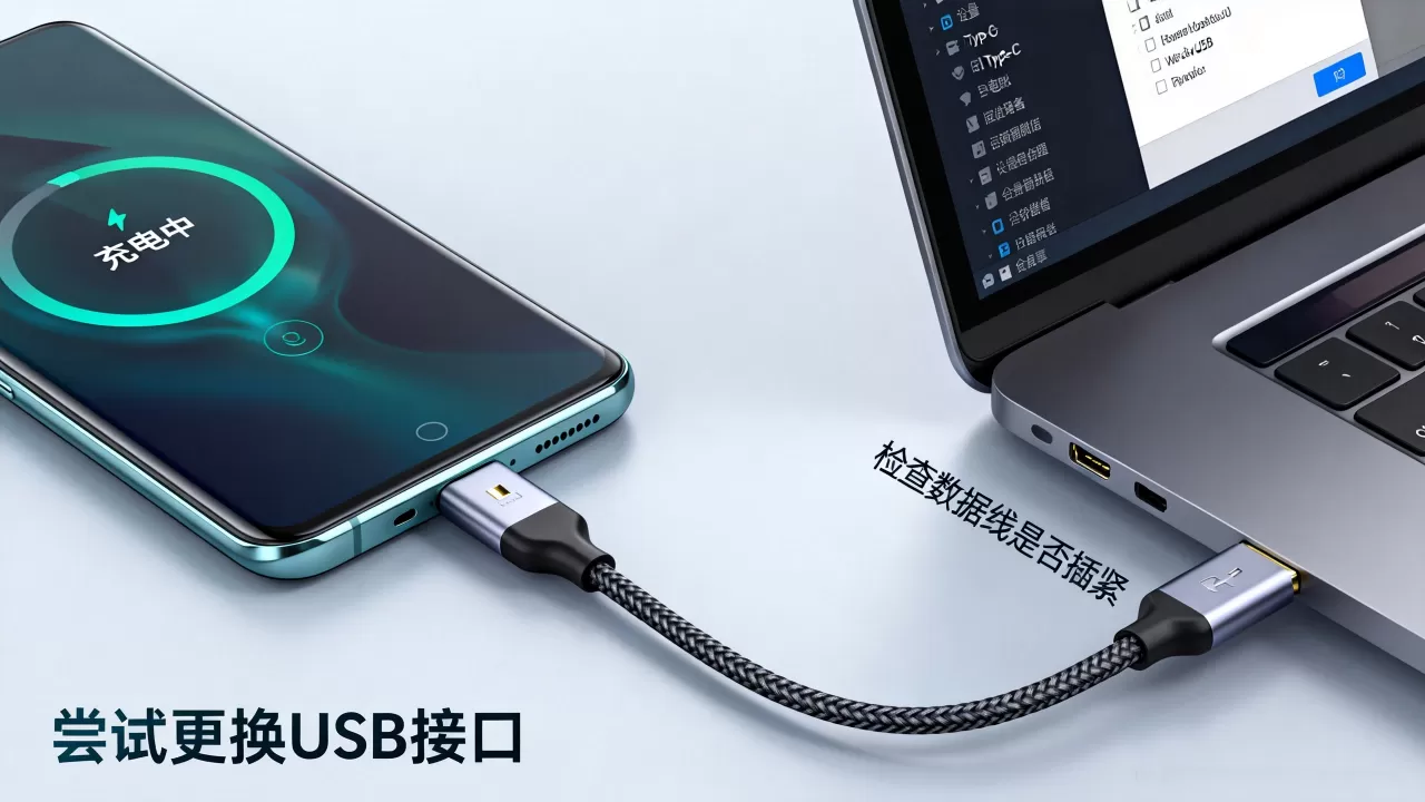 为什么oppo手机连不上电脑，oppo手机连接电脑没反应