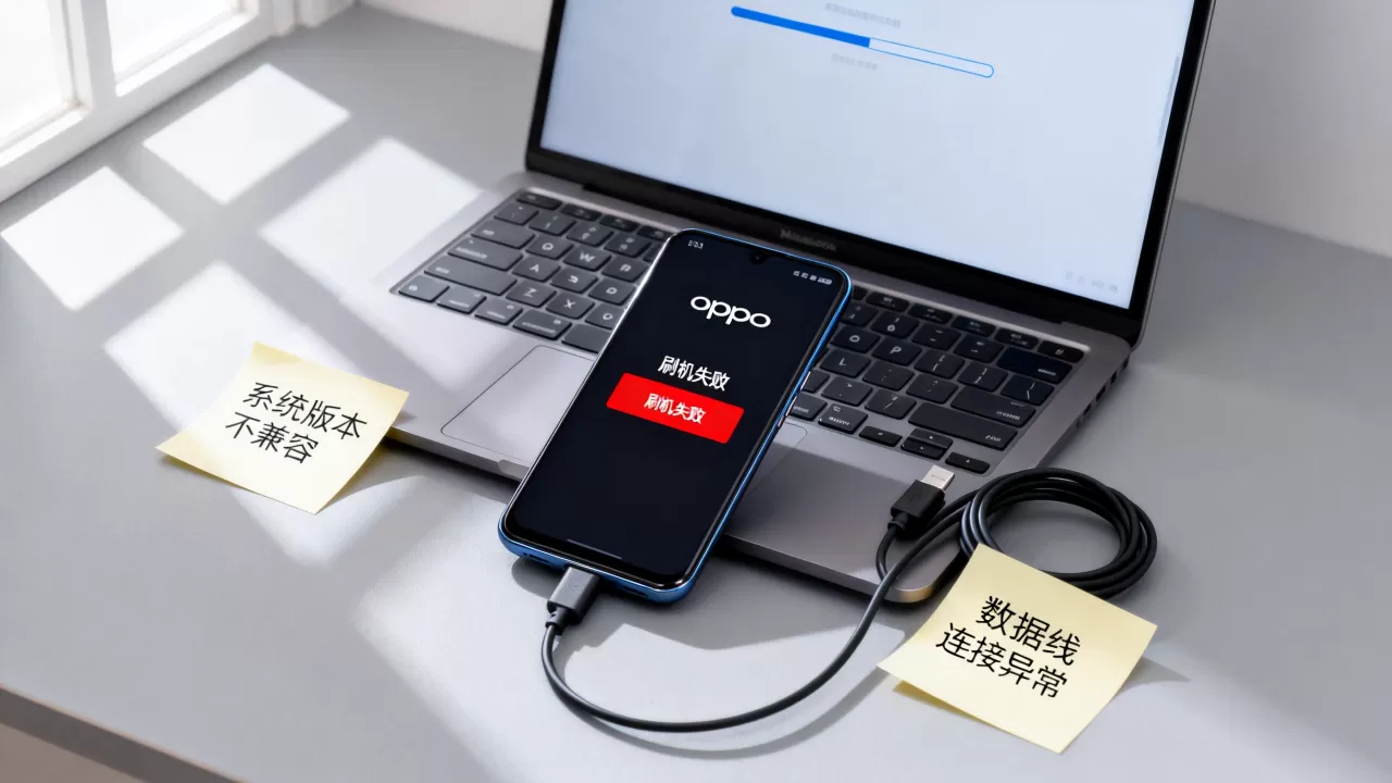 为什么oppo刷机失败怎么回事啊