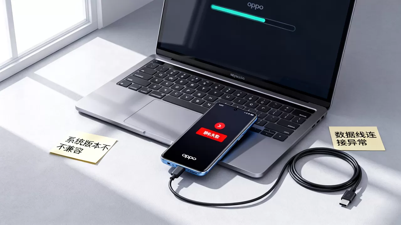 为什么oppo刷机失败怎么回事啊