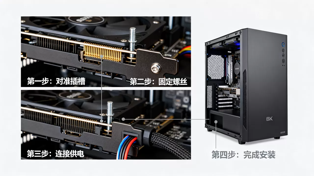 台式机显卡怎么安装？显卡安装教程详解