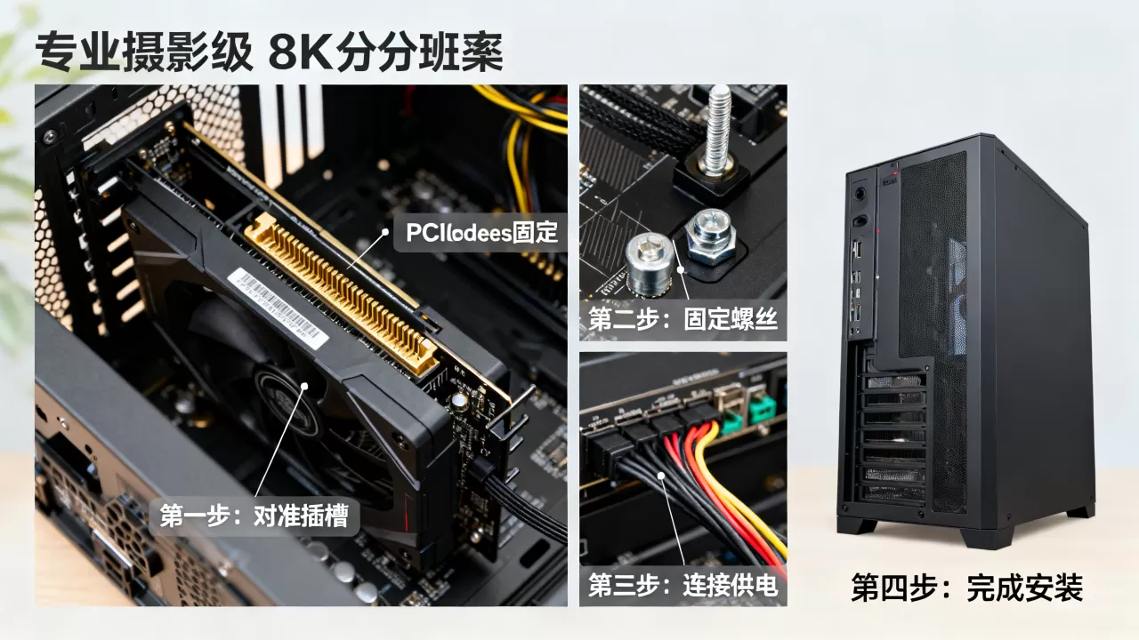 台式机显卡怎么安装？显卡安装教程详解