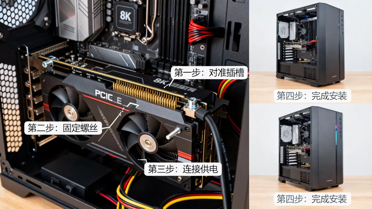 台式机显卡怎么安装？显卡安装教程详解