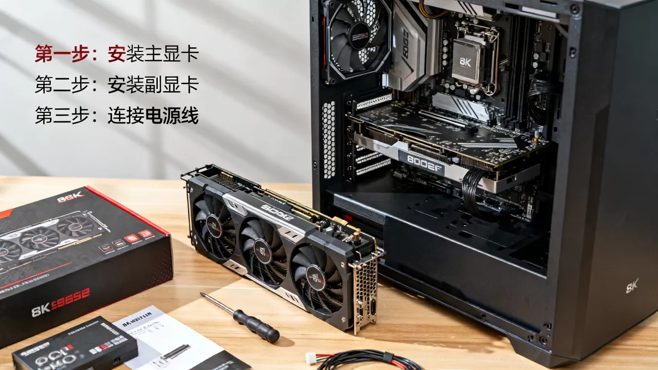 台式机双显卡安装方法，电脑双显卡如何设置