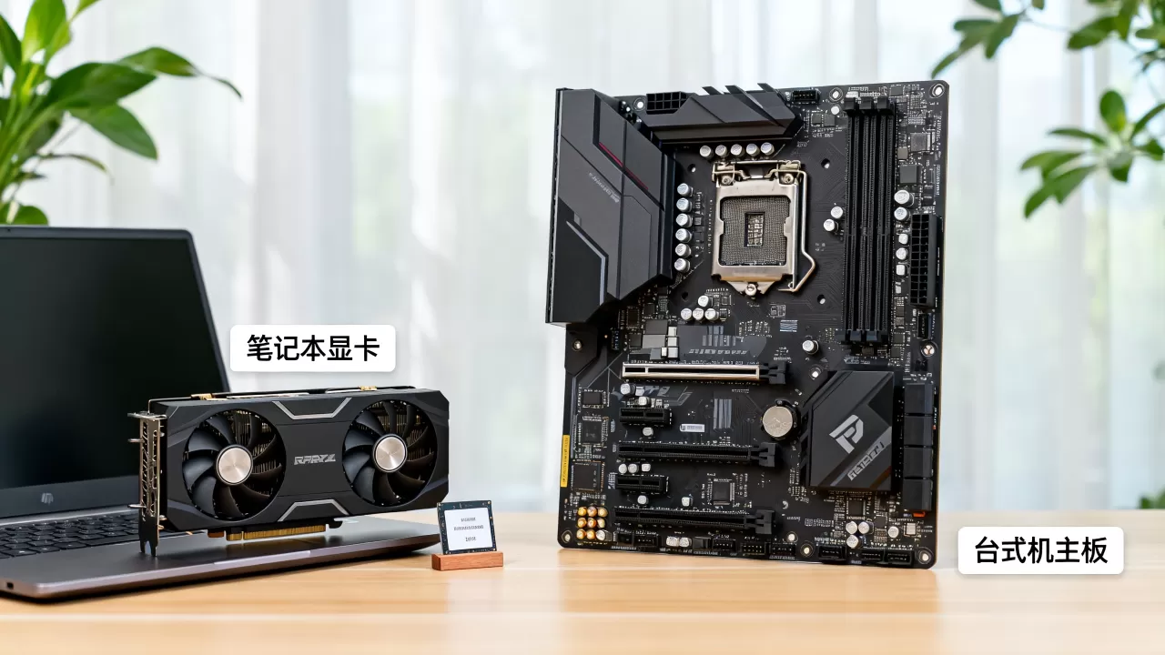 台式用笔记本显卡，笔记本显卡能用在台式机上吗