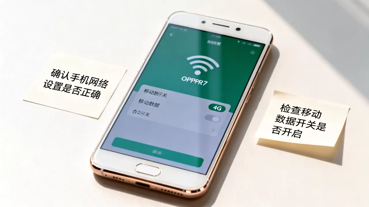 OPPOR7为什么开流量不显示,手机移动数据无法上网怎么办 OPPOR7为什么开流量不显示,手机移动数据无法上网怎么办