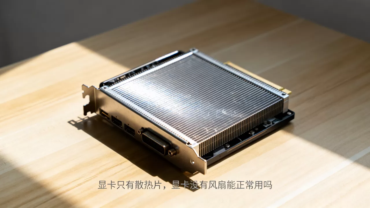 显卡只有散热片，显卡没有风扇能正常用吗