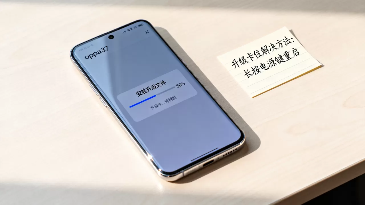 oppoa37开机出现安装升级文件是什么,手机升级卡住怎么办 oppoa37开机出现安装升级文件是什么,手机升级卡住怎么办