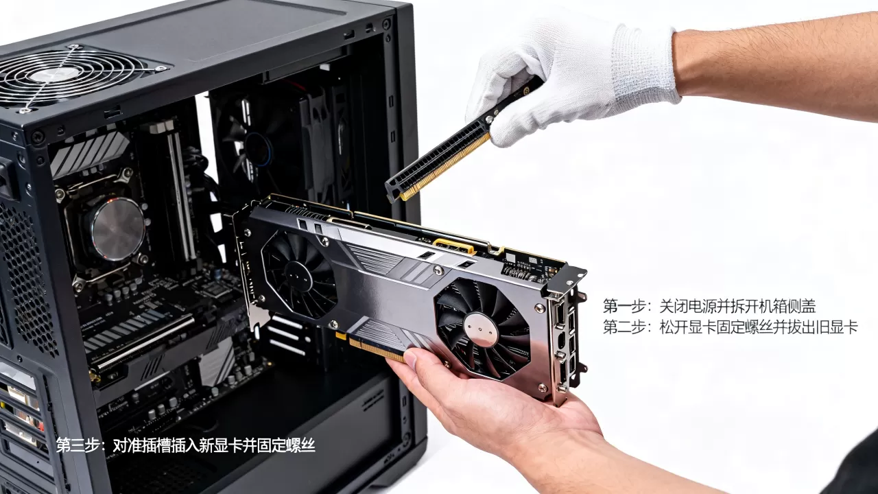 如何自己换显卡,显卡更换教程 如何自己换显卡,显卡更换教程