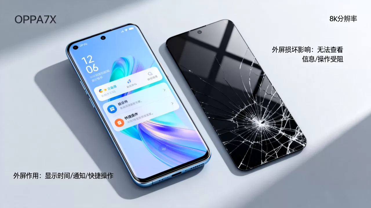 oppoa7x外屏起什么作用,oppoa7x外屏坏了有什么影响 oppoa7x外屏起什么作用,oppoa7x外屏坏了有什么影响